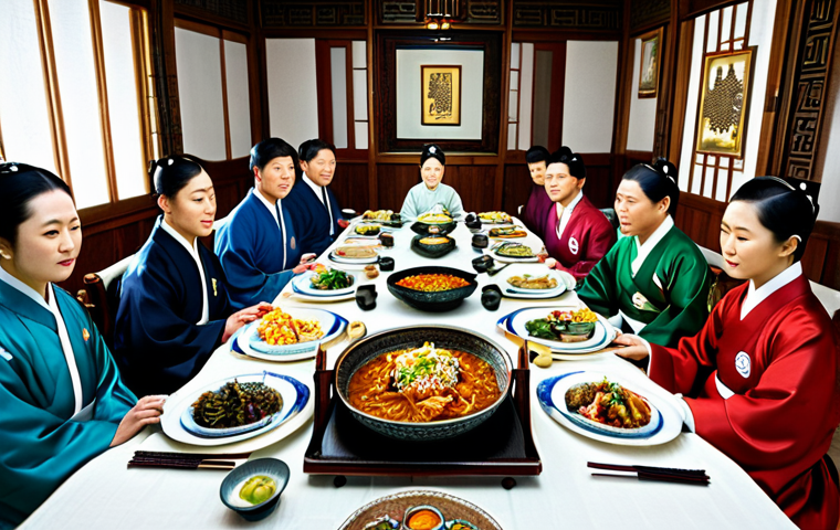 백제 왕실 족보 - **Prompt:** "Royal family of Baekje in traditional Korean attire, elegant palace background, showcas...