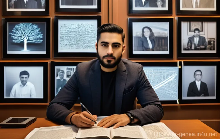 가문 역사 기록법 - A deeply intimate and warm scene in an Arab family living room, bathed in soft, golden hour sunlight...